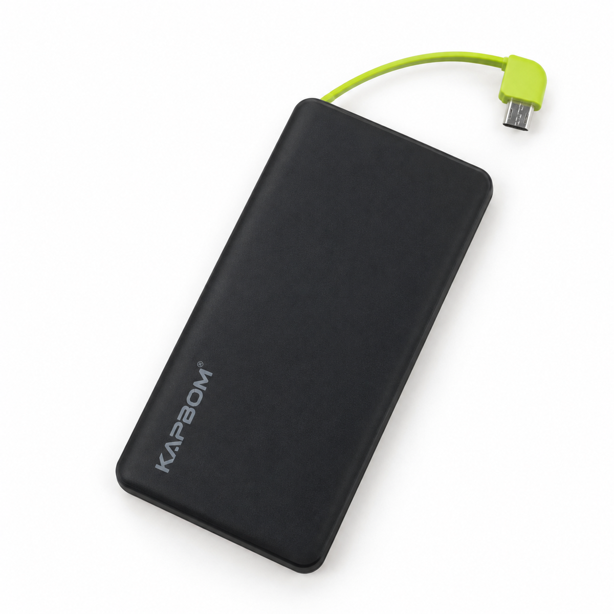 Carregador Portátil Kapbom KA-951 10000mAh com Adaptadores USB-C e Lightning Preto