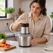 Processador de Alimentos Elétrico Hyllis 2L 1200W em Aço Inox IRM01614